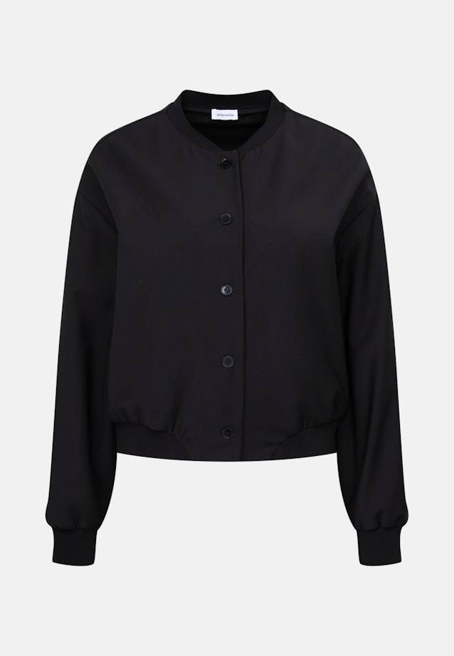 Blouson aus einer Wollmischung in Schwarz |  Seidensticker Onlineshop