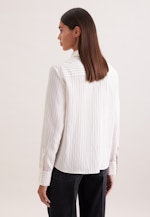 Hemdbluse mit tiefer Passe loose Fit in Grau |  Seidensticker Onlineshop