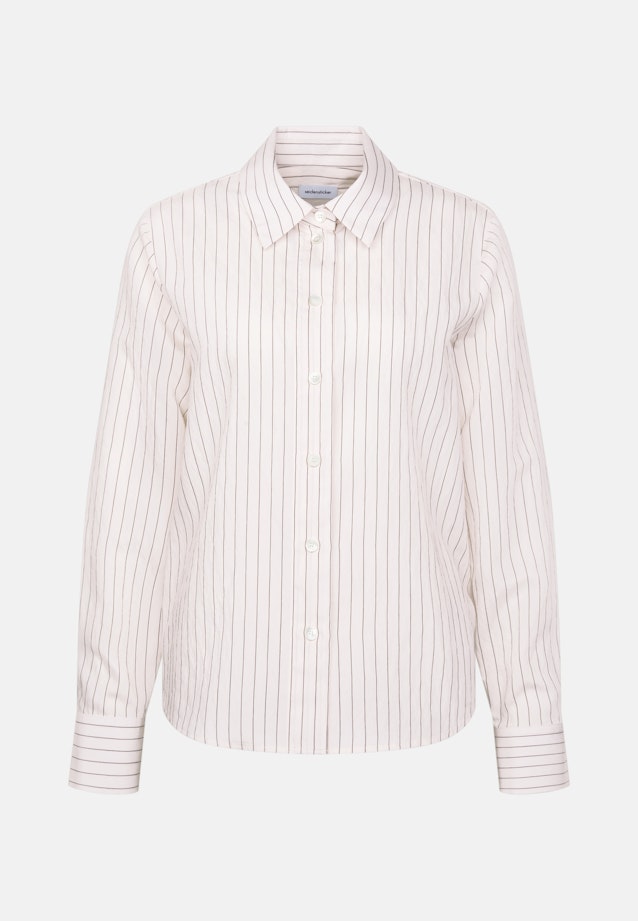 Hemdbluse mit tiefer Passe loose Fit in Grau |  Seidensticker Onlineshop