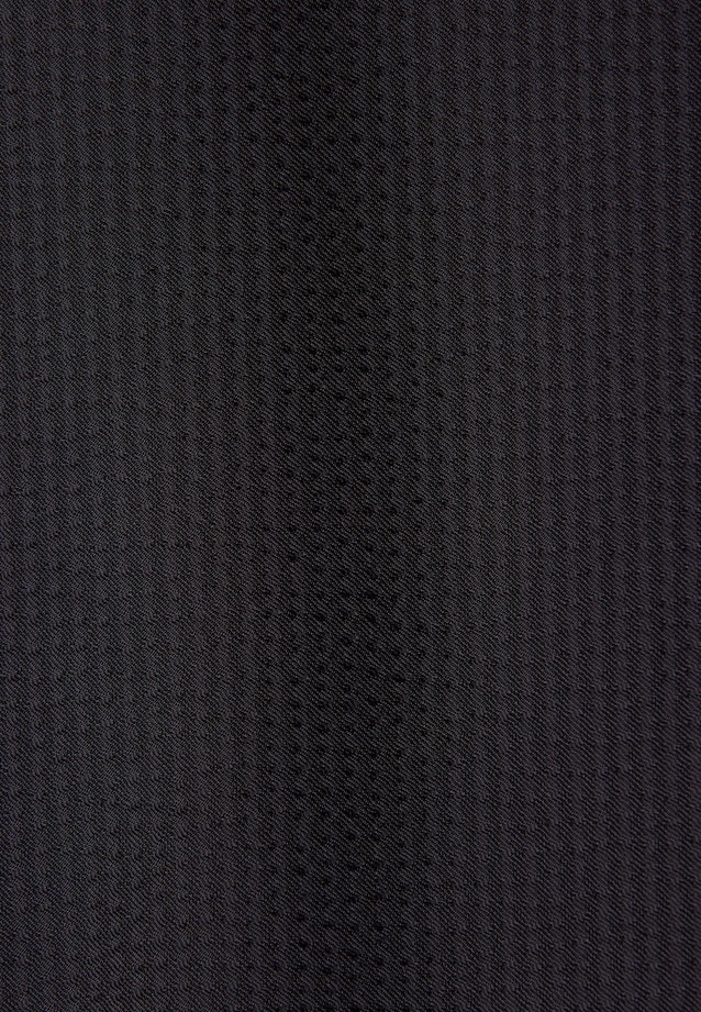 Hemdbluse mit tiefer Passe mit tonalem Streifen in Schwarz |  Seidensticker Onlineshop