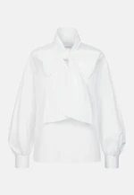 Chemisier à nœud avec pochettes de volume in Blanc |  Seidensticker Onlineshop