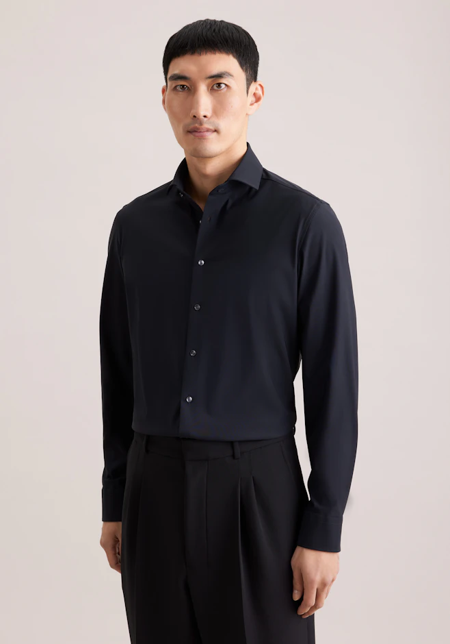 X-Slim Performance-Hemd Uni in Schwarz | Seidensticker Onlineshop