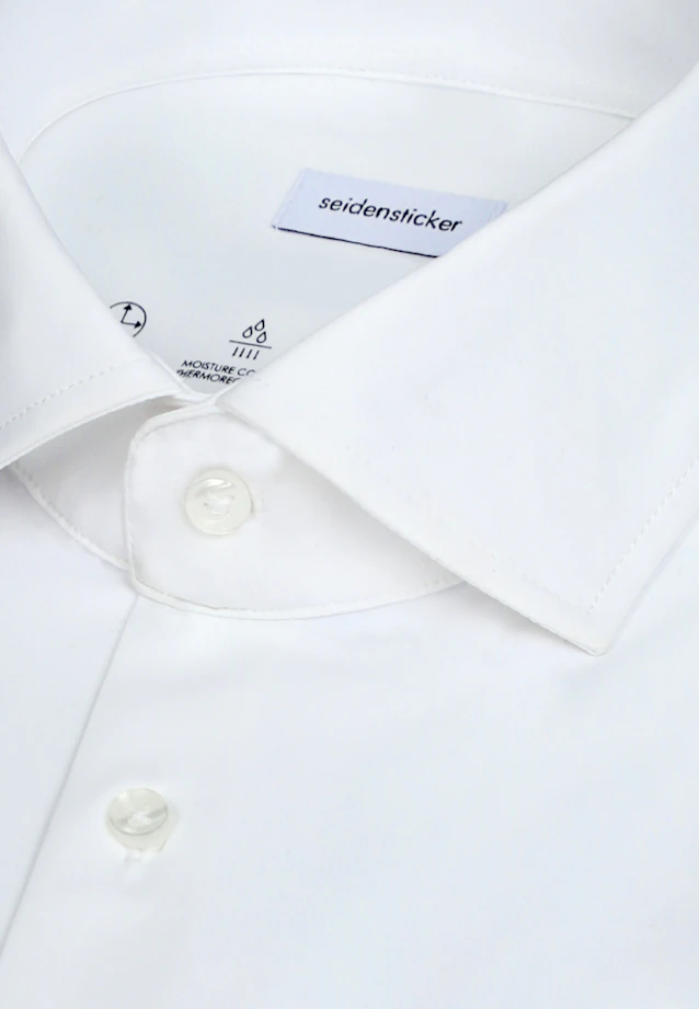 X-Slim Performance shirt Uni in Weiß |  Seidensticker Onlineshop