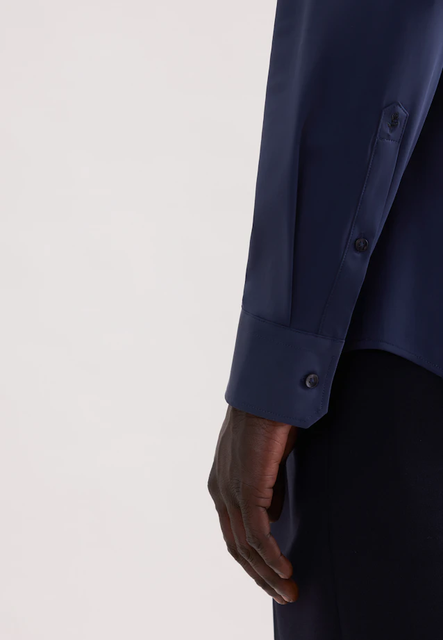 X-Slim Performance shirt Uni in Dunkelblau |  Seidensticker Onlineshop