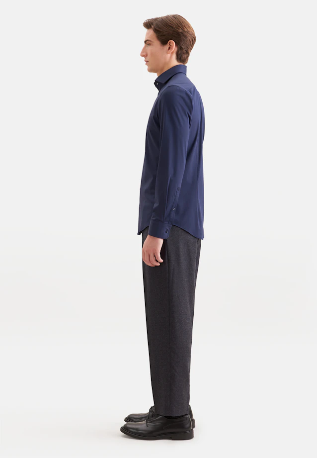 X-Slim Performance shirt Uni in Dunkelblau |  Seidensticker Onlineshop
