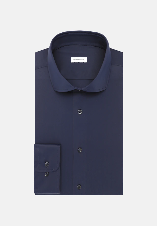 X-Slim Performance shirt Uni in Dunkelblau |  Seidensticker Onlineshop