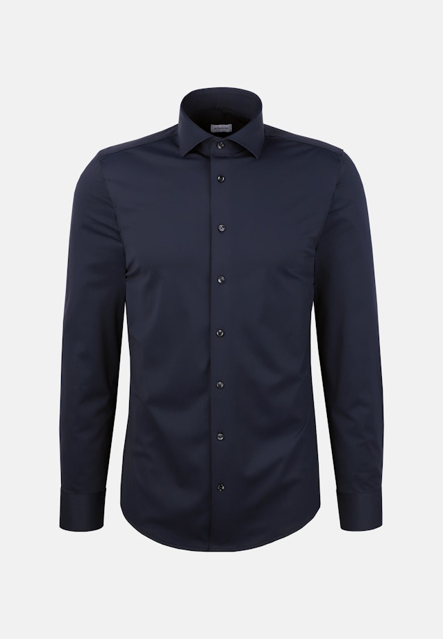 X-Slim Performance shirt Uni in Dunkelblau |  Seidensticker Onlineshop