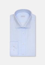 Slim Business shirt Print in Hellblau |  Seidensticker Onlineshop