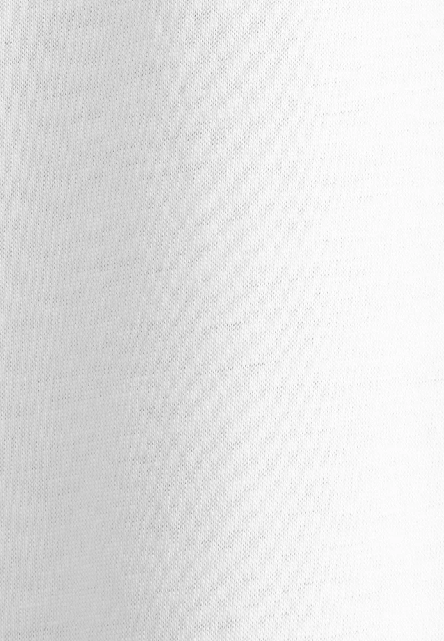 Regular Jersey shirt Uni in Weiß |  Seidensticker Onlineshop