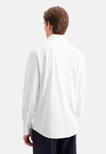 Regular Jersey shirt Uni in Weiß |  Seidensticker Onlineshop