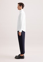 Regular Jerseyhemd Uni in Weiß |  Seidensticker Onlineshop