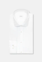 Regular Jersey shirt Uni in Weiß |  Seidensticker Onlineshop