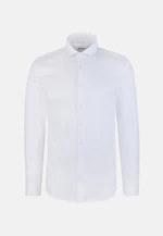 Regular Jerseyhemd Uni in Weiß |  Seidensticker Onlineshop