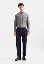 Regular Chemise en jersey Uni in Gris |  Seidensticker Onlineshop