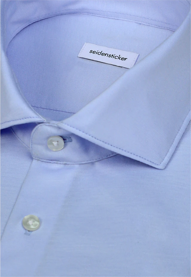 Regular Jersey shirt Uni in Hellblau |  Seidensticker Onlineshop
