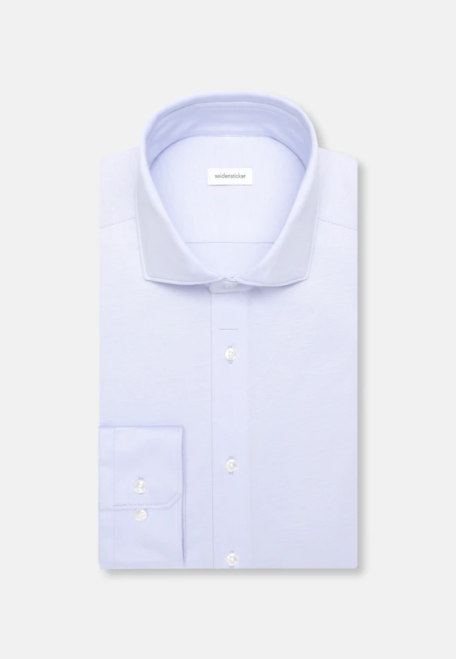Regular Jersey shirt Uni in Hellblau | Seidensticker online shop