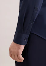 Regular Jersey shirt Uni in Dunkelblau |  Seidensticker Onlineshop