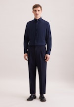 Regular Jerseyhemd Uni in Dunkelblau |  Seidensticker Onlineshop