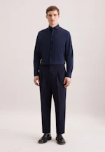 Regular Jersey shirt Uni in Dunkelblau |  Seidensticker Onlineshop