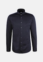 Regular Jerseyhemd Uni in Dunkelblau |  Seidensticker Onlineshop