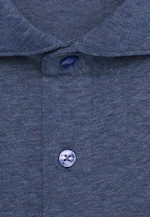 Regular Jerseyhemd Uni in Mittelblau |  Seidensticker Onlineshop