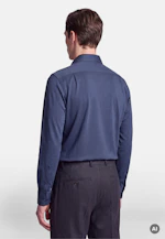 Regular Jerseyhemd Uni in Mittelblau |  Seidensticker Onlineshop