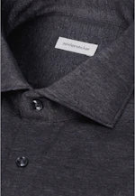Regular Jerseyhemd Uni in Grau |  Seidensticker Onlineshop