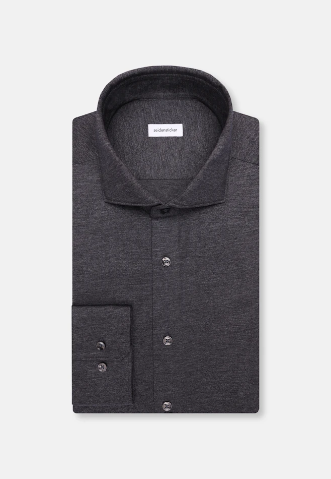 Regular Jersey shirt Uni in Grey | Seidensticker online shop