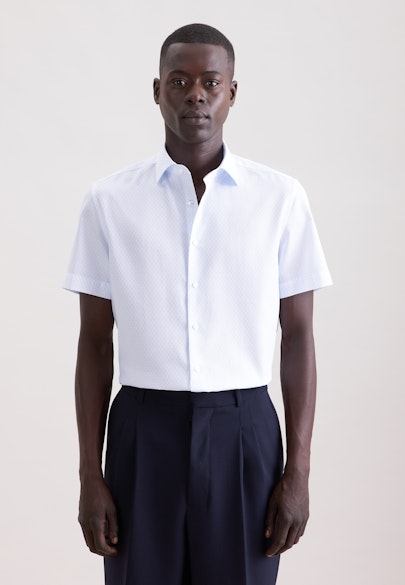 Slim Chemise d'affaires Imprimé in Bleu Clair |  Seidensticker Onlineshop