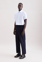 Slim Business Hemd Druck in Hellblau |  Seidensticker Onlineshop