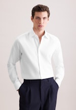 Regular Business shirt Uni in Weiß |  Seidensticker Onlineshop