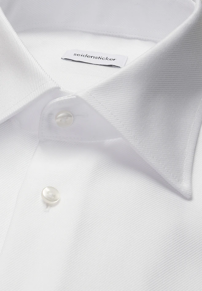 Regular Chemise d'affaires Uni dans Blanc | Boutique en ligne Seidensticker