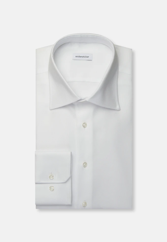 Regular Chemise d'affaires Uni dans Blanc | Boutique en ligne Seidensticker
