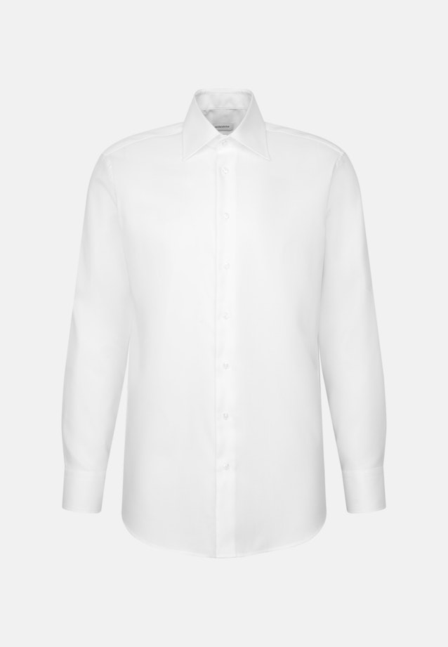 Regular Business shirt Uni in Weiß |  Seidensticker Onlineshop