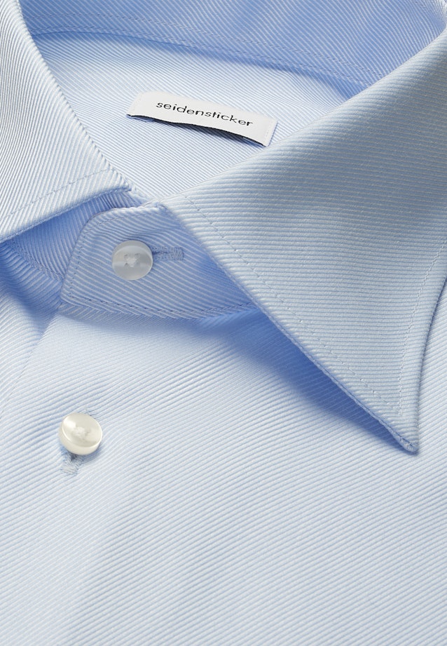 Regular Business shirt Uni in Mittelblau |  Seidensticker Onlineshop