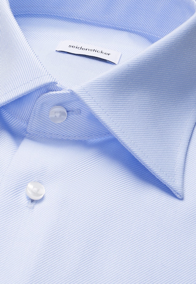 Regular Business Hemd Uni in Mittelblau |  Seidensticker Onlineshop