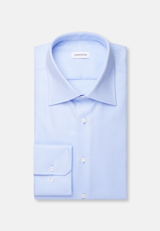 Regular Business Hemd Uni in Mittelblau |  Seidensticker Onlineshop