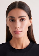 Jersey T- Shirt Crew Neck aus Baumwolle in Schwarz |  Seidensticker Onlineshop