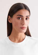 Jersey T- Shirt Crew Neck aus Baumwolle in Weiß |  Seidensticker Onlineshop