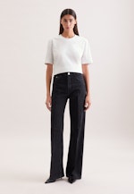 Jersey T- Shirt Crew Neck aus Baumwolle in Weiß |  Seidensticker Onlineshop