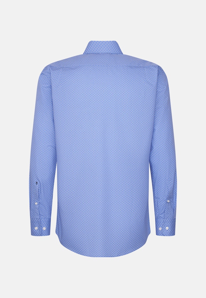 Regular Chemise d'affaires Imprimé dans Bleu Clair | Boutique en ligne Seidensticker