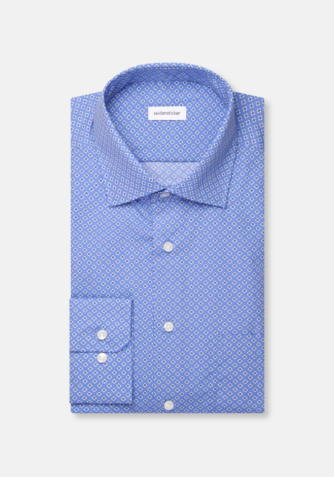 Regular Chemise d'affaires Imprimé dans Bleu Clair | Boutique en ligne Seidensticker
