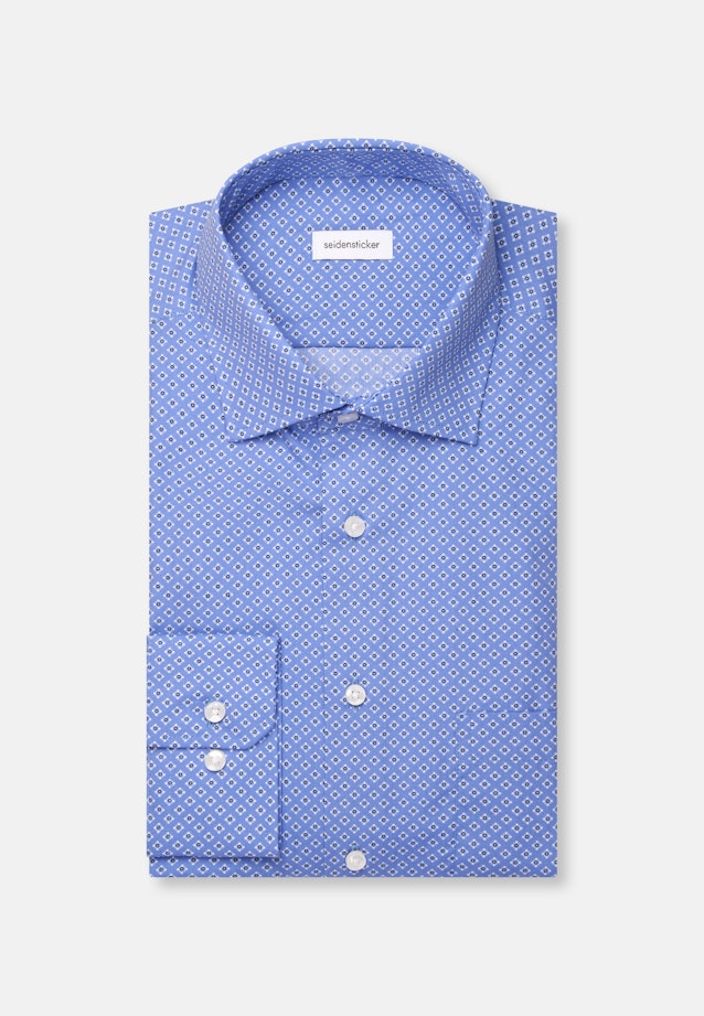 Regular Chemise d'affaires Imprimé in Bleu Clair |  Seidensticker Onlineshop