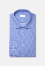 Regular Chemise d'affaires Imprimé in Bleu Clair |  Seidensticker Onlineshop