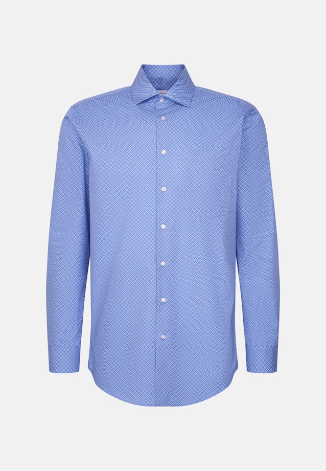 Regular Chemise d'affaires Imprimé in Bleu Clair |  Seidensticker Onlineshop