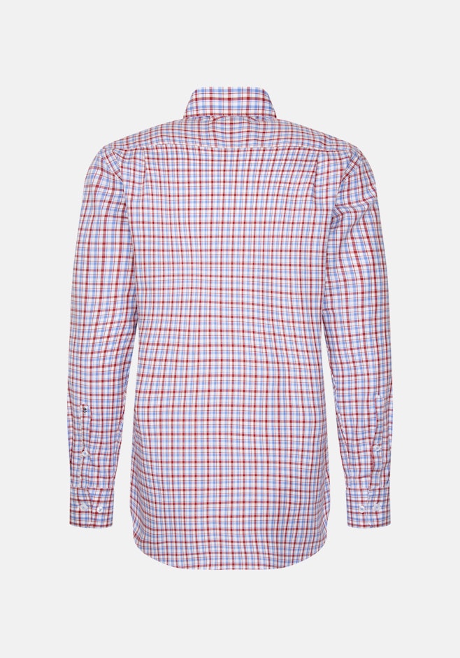 Regular Business Hemd Karo in Rot | Seidensticker Onlineshop