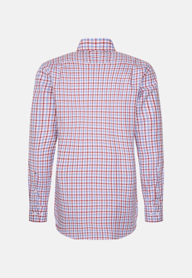 Regular Chemise d'affaires carreaux in Rouge |  Seidensticker Onlineshop