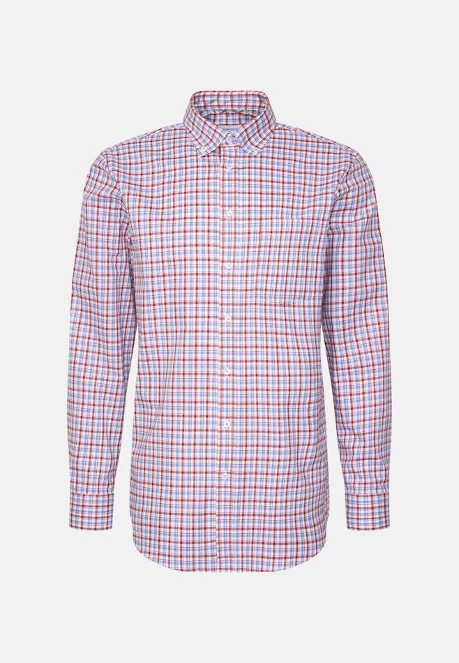 Regular Chemise d'affaires carreaux dans Rouge | Boutique en ligne Seidensticker