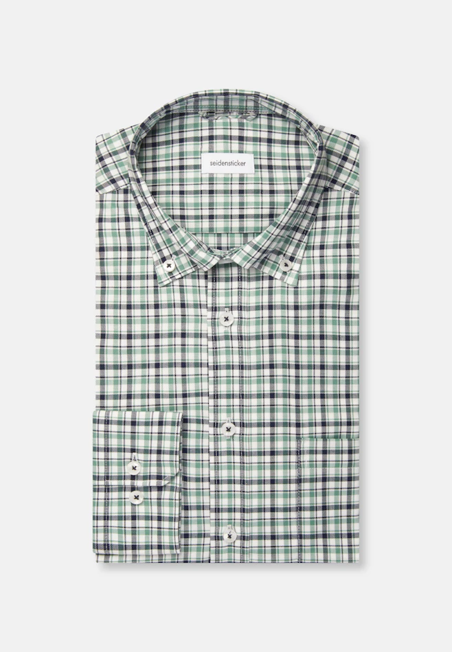 Regular Chemise d'affaires carreaux dans Vert | Boutique en ligne Seidensticker