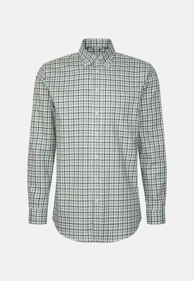 Regular Chemise d'affaires carreaux in Vert |  Seidensticker Onlineshop